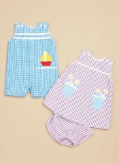 B6905 Butterick Schnittmuster Baby-Kombination