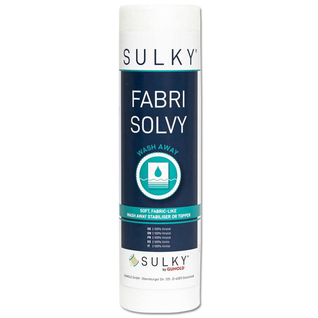 Produktabbildung Gunold Sulky Solvy Fabri Stickvlies wasserlöslich